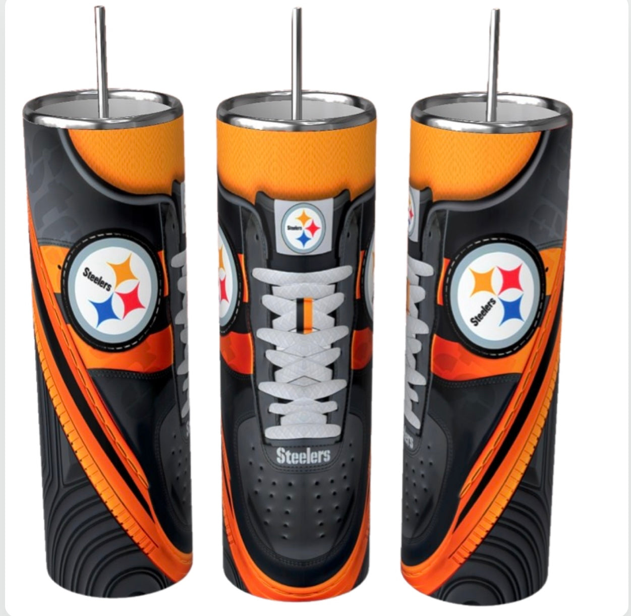 20 oz Football Tumbler