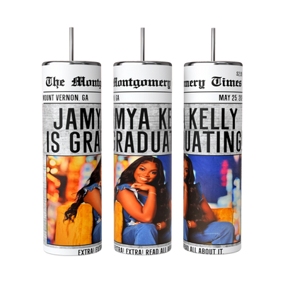 Custom 20 oz Graduation Tumblers