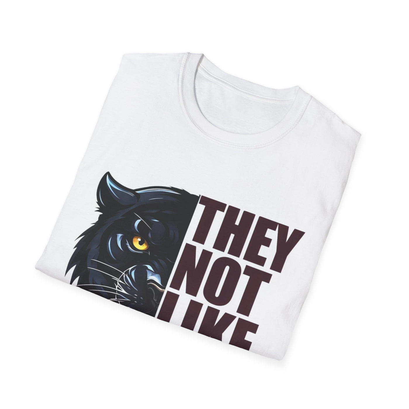 HTU Panthers Unisex Softstyle T-Shirt - "They Not Like Us" Graphic Tee