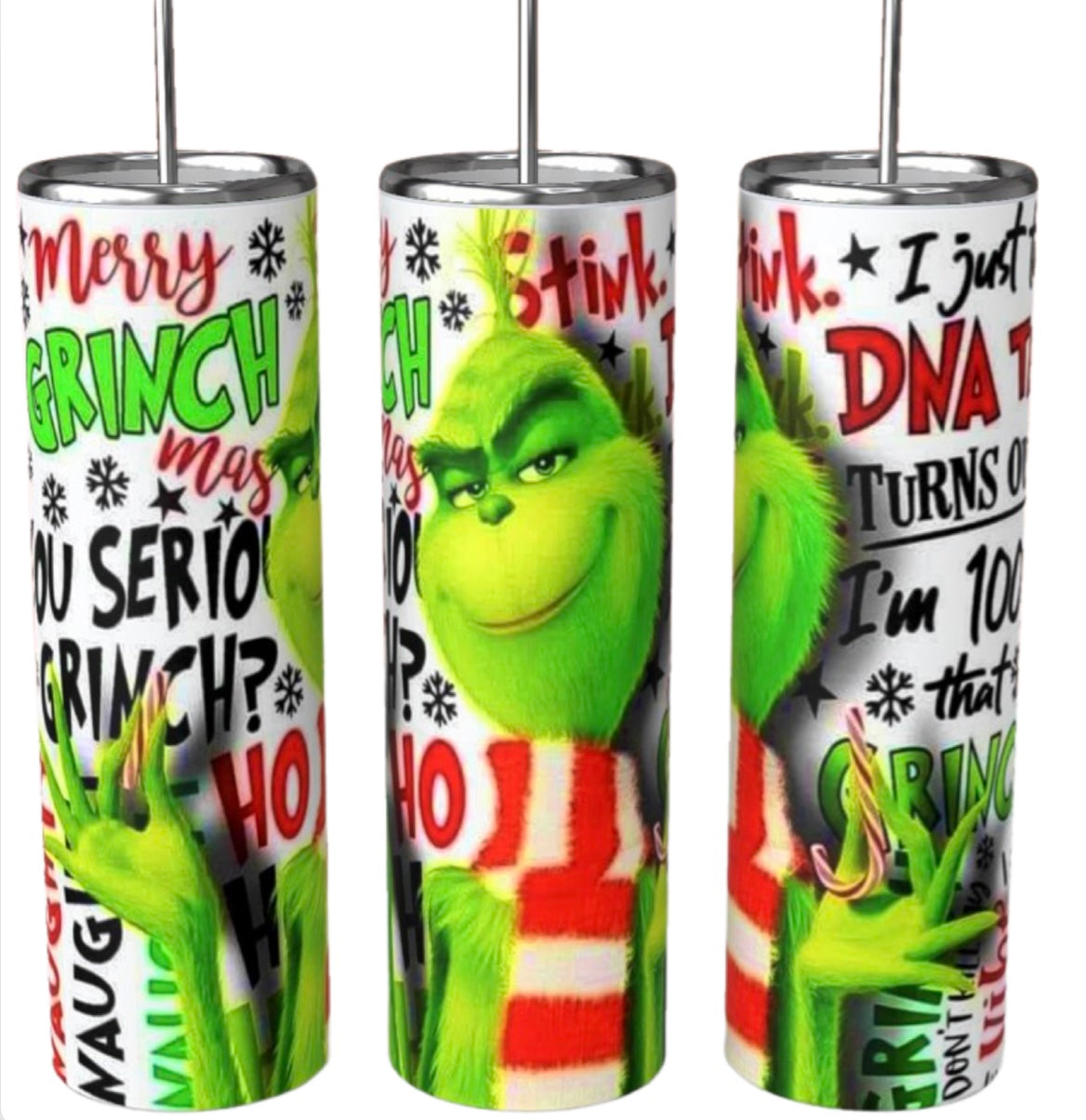 3D Grinch Tumbler