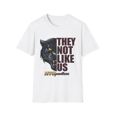 HTU Panthers Unisex Softstyle T-Shirt - "They Not Like Us" Graphic Tee