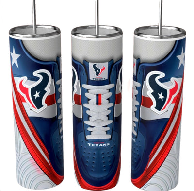 20 oz Football Tumbler