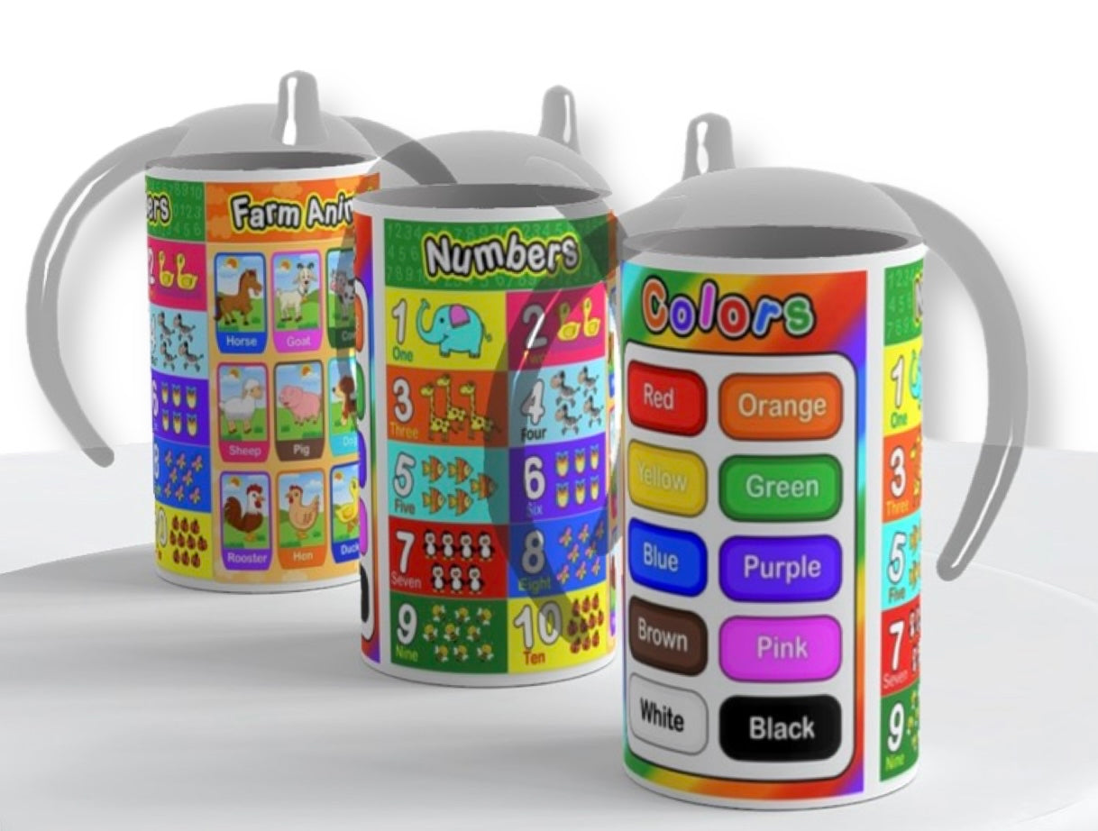 Personalized Learning Pillow & Sippy cups