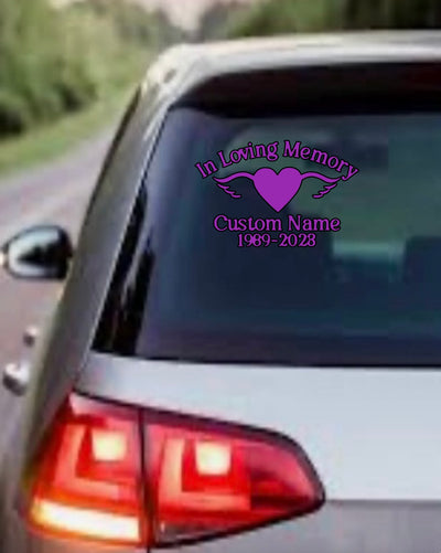 Personalized Memorial Decal