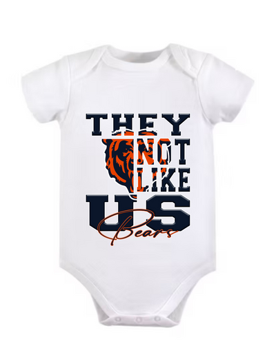 They Not Like Us Football Onesie - Unique Design for Football Fans - Unisex Onesie