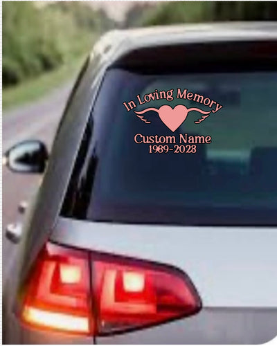 Personalized Memorial Decal