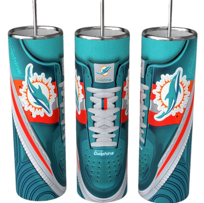 20 oz Football Tumbler