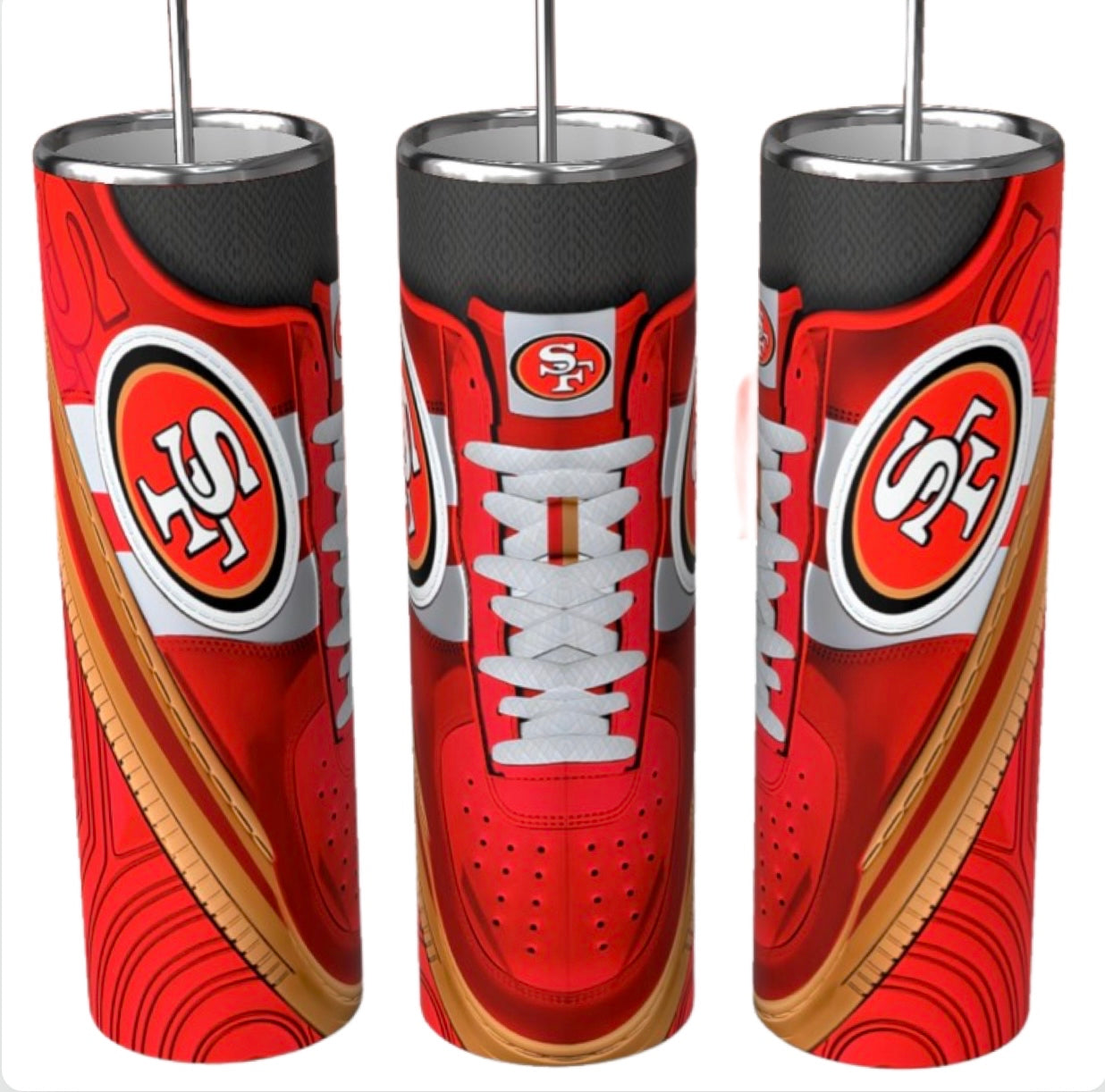 20 oz Football Tumbler