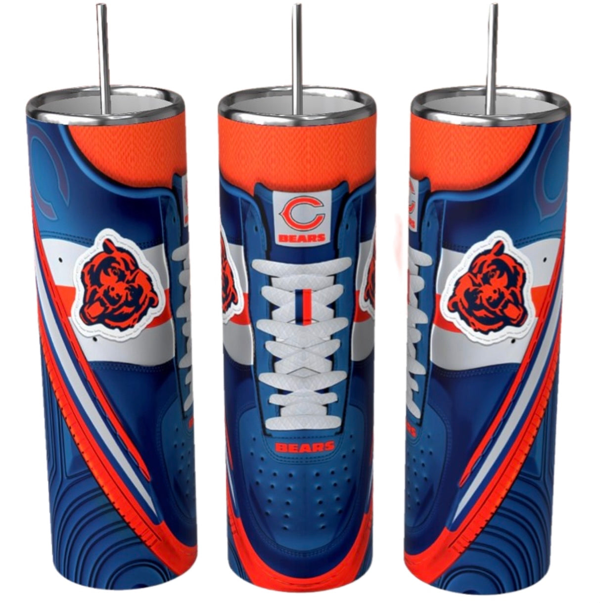 20 oz Football Tumbler