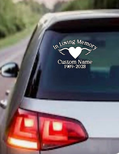 Personalized Memorial Decal