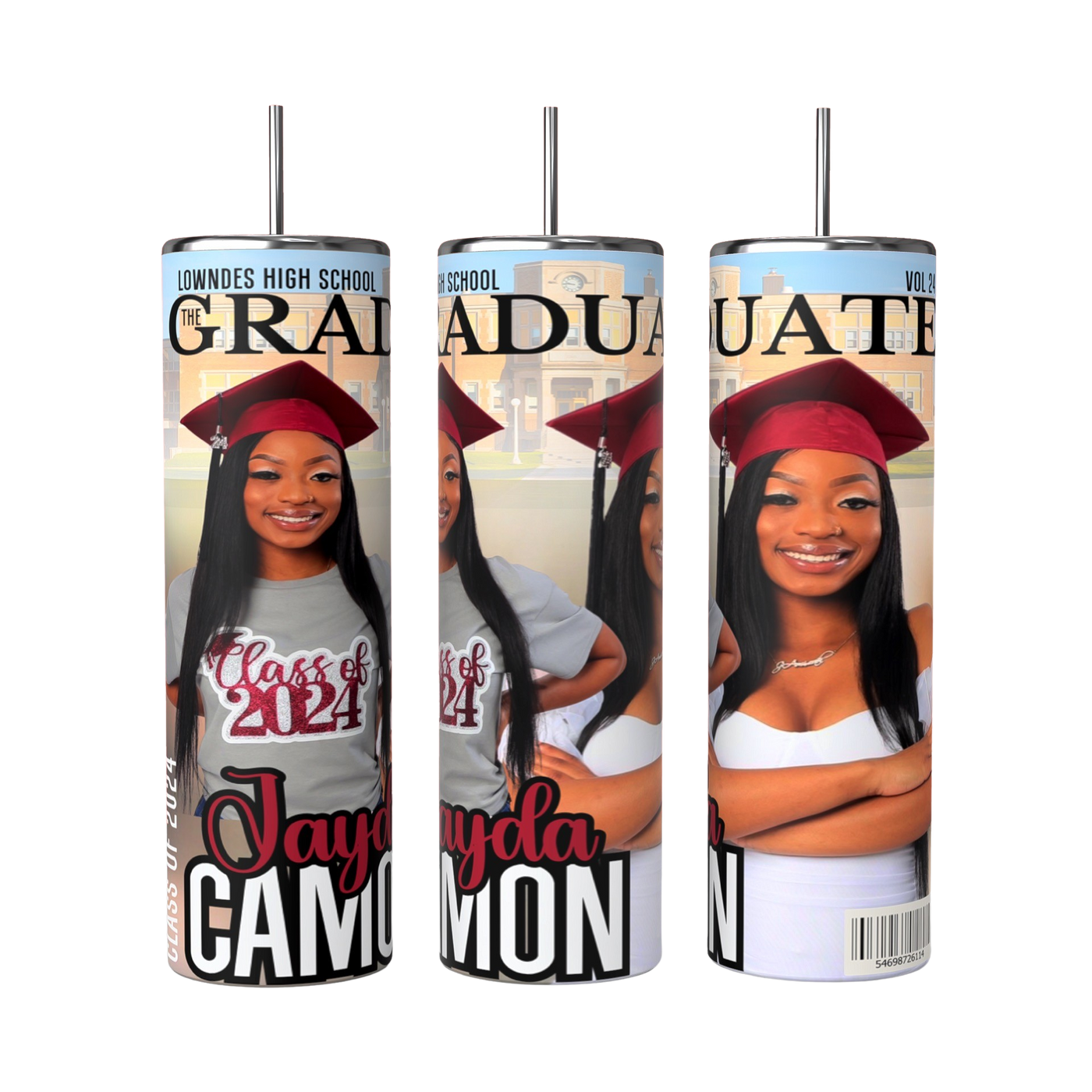 Custom 20 oz Graduation Tumblers