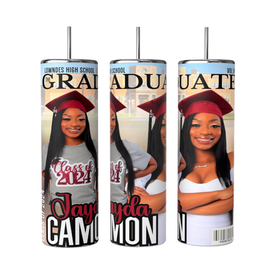 Custom 20 oz Graduation Tumblers