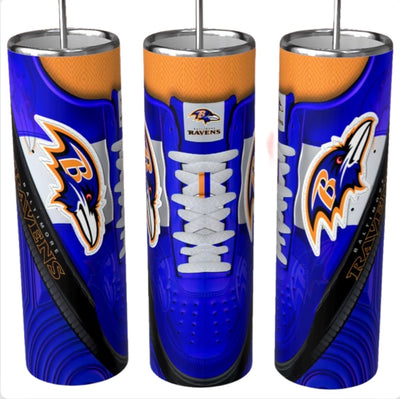 20 oz Football Tumbler