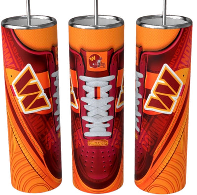 20 oz Football Tumbler