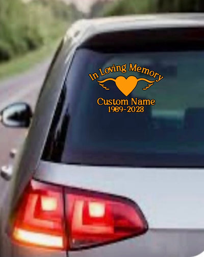 Personalized Memorial Decal