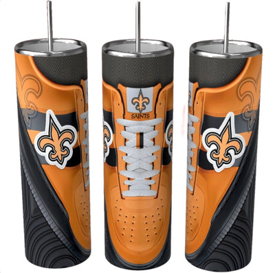 20 oz Football Tumbler