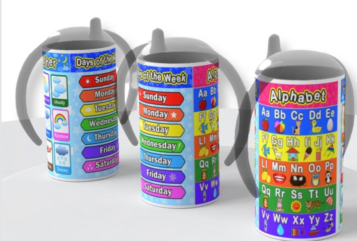 Personalized Learning Pillow & Sippy cups