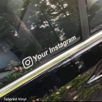 Customized IG decal