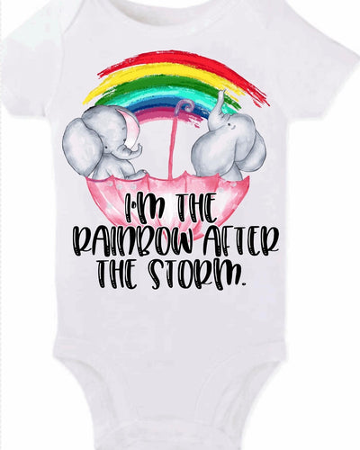 Rainbow Baby Onesie