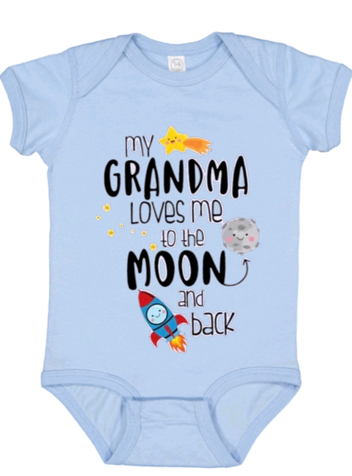 GRANDMA/GRANDPA loves you to the Moon and Back