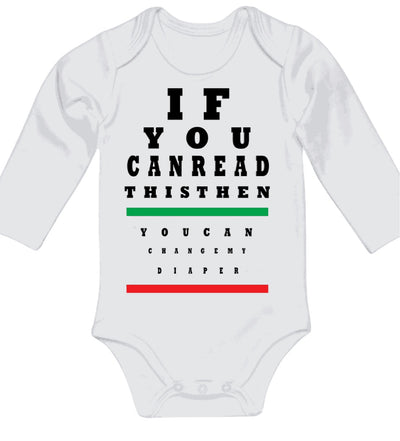 IF YOU CAN READ THIS BABY ONESIE