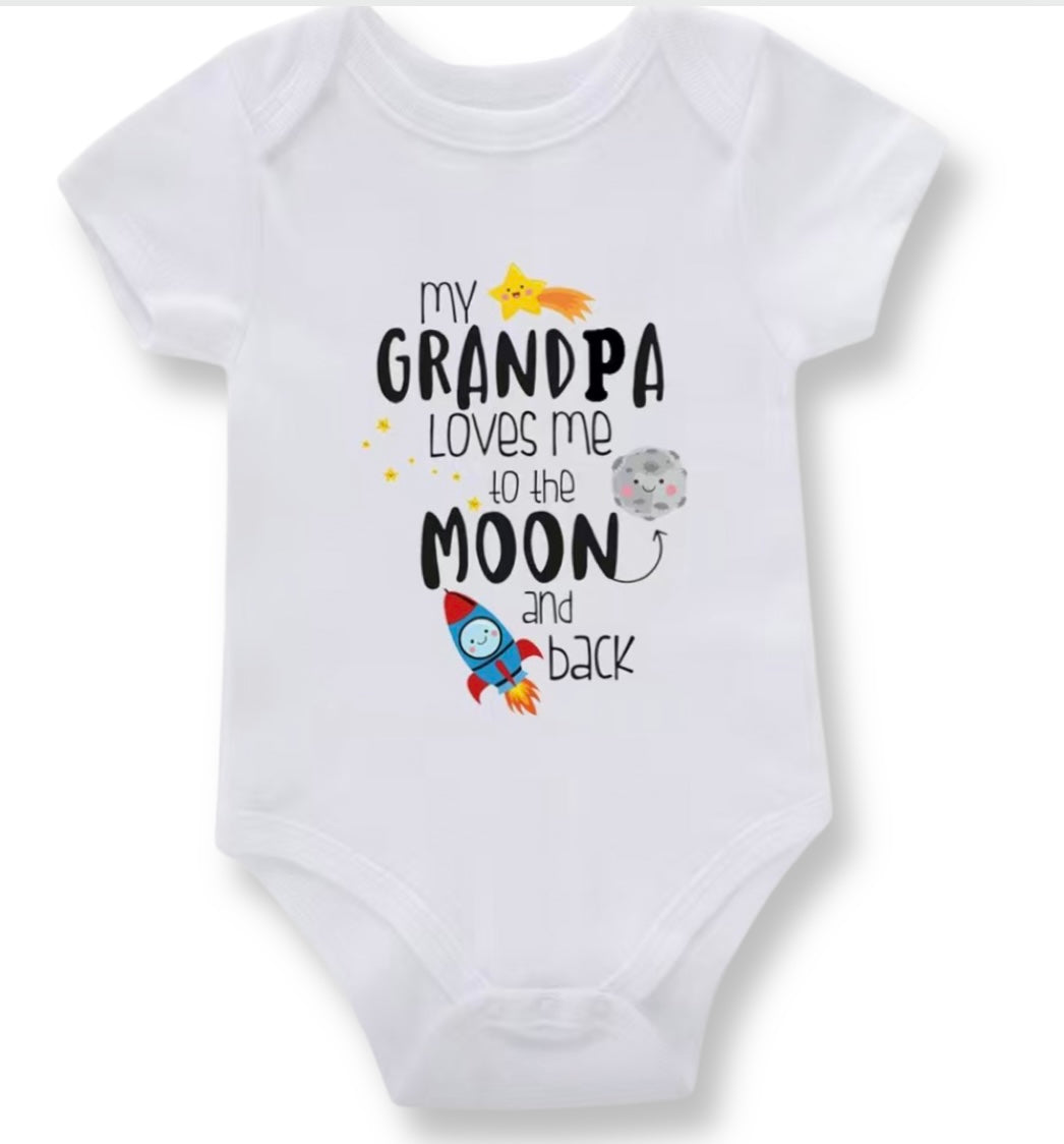 GRANDMA/GRANDPA loves you to the Moon and Back