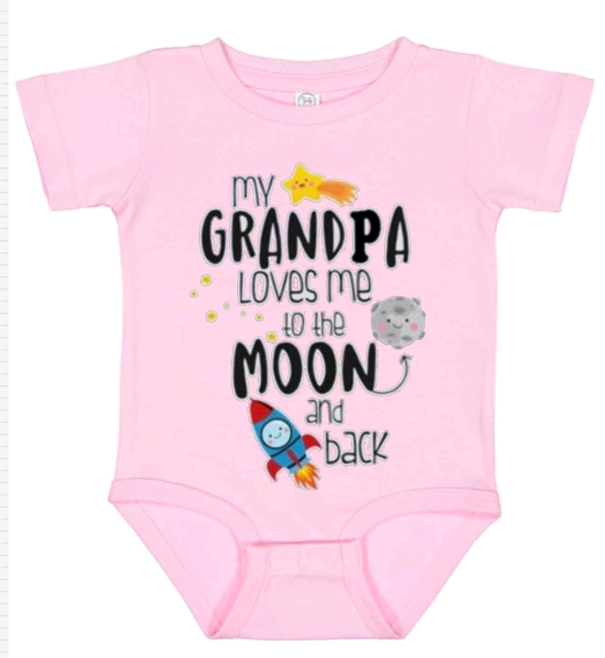 GRANDMA/GRANDPA loves you to the Moon and Back