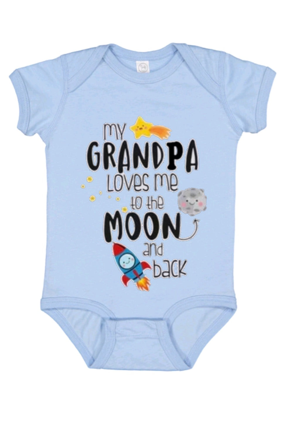 GRANDMA/GRANDPA loves you to the Moon and Back